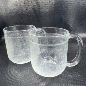 Iittala Krouvi Mug Clear 50 CL Scandanavian Mug Cup Set 2 Crate And Barrel 20oz